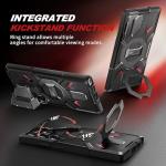 TONGATE Magnetic Stand for Samsung Galaxy S25 Ultra Case with Privacy Screen Protector, [Compatible with Magsafe] [Military Drop Protection] S25 Ultra Case with Camera Cover & Belt Clip, Black 6.9"