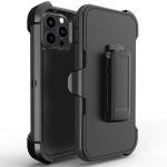 3 IN 1 Heavy Duty Armor Shockproof + Belt Clip Case For iPhone 16 14 13 12 11 15Pro MAX 12/13 MINI XSMAX XR X XS SE 6 7 8 PLUS