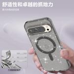 Antibacterial Repair Material For Magsafe Glitter Sparkling Magnetic Case For Google Pixel 10 9 XL 9A 8 Pro 8A Protective Cover