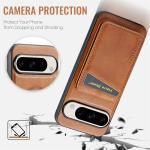 2 In 1 Magsafe Magnetic PU Leather Phone Case for Google Pixel 10 9 9Pro XL 8A 8Pro 8 7 7A 7Pro Wallet Cover Cards Holder Cover