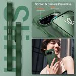 BENTOBEN Magnetic for Google Pixel 10 Pro XL Case Cute, Curly Wavy Pixel 10ProXL Case [Compatible with MagSafe] Anti-Slip Bumper Matte Slim Women Girls Boys Cover for Google 10ProXL 6.8", Deep Green