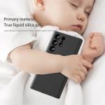 For Magsafe Magnetic Liquid Silicone Case For Samsung Galaxy S24 S23 S22 S21 Ultra S21 Fe Wireless Charge Back Cover Accessories