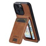 2 In 1 Detachable Leather Case For iPhone 16 17 Air 16E 15 14 13 12 11 Pro XS Max XR 8 Plus SE Card Pocket Magnetic Phone Cover