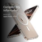 ESR for iPhone 16 Pro Case, Compatible with MagSafe, Shockproof Military-Grade Protection, Magnetic Phone Case for iPhone 16 Pro 6.3 inch, Clear