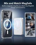 ESR for iPhone 16 Pro Case, Compatible with MagSafe, Shockproof Military-Grade Protection, Magnetic Phone Case for iPhone 16 Pro 6.3 inch, Clear