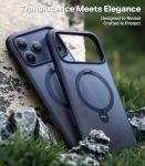 TORRAS Q3 Spin for iPhone 17 Pro Case, Patented 360 Magnetic Stand, Fit for MagSafe, Built-in Ring Holder Kickstand, Military Grade Protective Phone Case for iPhone 17 Pro, Camera Control, Deep Blue