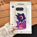 3D anime Cute P-Pokemon gengar cartoon Magsafe Wireless Charge Case For  Google Pixel 9 10 pro XL 10Pro 9ProXL Magnetic Holder