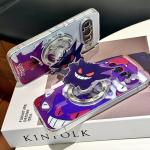 3D anime Cute P-Pokemon gengar cartoon Magsafe Wireless Charge Case For  Google Pixel 9 10 pro XL 10Pro 9ProXL Magnetic Holder