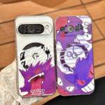 3D anime Cute P-Pokemon gengar cartoon Magsafe Wireless Charge Case For  Google Pixel 9 10 pro XL 10Pro 9ProXL Magnetic Holder