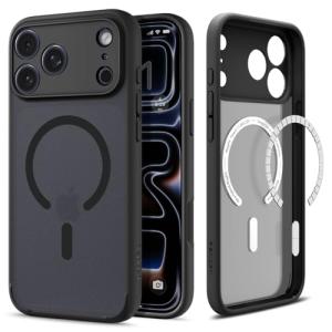Spigen for iPhone 17 Pro Max Case, Ultra Hybrid MagFit [TPU Covered Camera Control] [Anti-Yellowing] [Compatible with Magsafe] - Frost Black