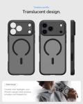 Spigen for iPhone 17 Pro Max Case, Ultra Hybrid MagFit [TPU Covered Camera Control] [Anti-Yellowing] [Compatible with Magsafe] - Frost Black