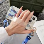 For Google Pixel 9 8 7 4 5 6 7 Pro A XL 4G 5G Couple Stitch Case Wrist Strap Ornament