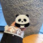 for Google Pixel 9 Pro XL Pixel 10 Pro XL Rope Strap Pendant Phone Case Panda Cartoon Animal Shockproof Soft Cover