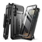 SUPCASE for Samsung Galaxy S25 FE Case with Stand & Belt-Clip (Unicorn Beetle Pro), [Built-in Screen Protector] [Military-Grade Protection] Heavy Duty Rugged Phone Case for Galaxy S25 FE, Black