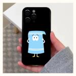 S-South-S-P-Park Towelie Phone Case For Apple iPhone 15,14,13,12,11,Pro,X,XS,Max,XR,Plus,Mini Soft Black Cover