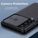 imluckies for Samsung Galaxy S21 Ultra Case with Camera Cover, Hard PC Back & Soft Bumper, Protective & Slim Fit, Camera Protection Case for Samsung Galaxy S21 Ultra 6.8"-Black