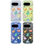 MOSNOVO Case for Google Pixel 10 & Pixel 10 Pro, [Buffertech 6.6ft Military-Grade Drop Protection] [Anti Peel Off Tech] Clear TPU Bumper Phone Case Cover Design - Dinosaur Land