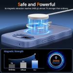 BENTOBEN for Google Pixel 9a Case [Compatible with MagSafe] Cute Curly Wavy Anti-Slip Bumper Magnetic Matte Slim Thin Soft Women Girls Boys Protective Phone Cover for Google Pixel 9a 6.3", Blue