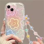 Butterfly Phone Case for Samsung Galaxy S25 S24 S23 Ultra S22 Plus S20 S21FE A56 A36 A55 A54 A34 A52 A53 A35 A16 A23 Chain Cover