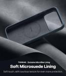 TORRAS Ostand Q3 Silicone for iPhone 17 Pro Max Case, Fit for MagSafe, 360 Spin Ring Holder Stand, Soft Liquid Silicone Cozy Grip, Camera Control, Protective Case for iPhone 17 Pro Max, Deep Blue