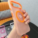 Wrist Lanyard Matte Candy Colored Magnetic Case For Google Pixel 9 8 Pro  XL 10 9a 8a For Magsafe Charging PC Translucent Cover