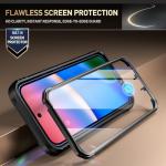 Poetic Revolution Case for Google Pixel 10/10 Pro 5G, [Slide Camera Cover], Built-in Screen Protector [Work with Fingerprint ID], [2 Front Frame] Full Body Rugged Shockproof Case with Kickstand, Black