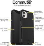 OtterBox Commuter Series Case for iPhone 11 & iPhone XR (Only) - Non-Retail Packaging - Black