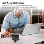 Caka for Motorola Moto Razr 2025/2024 Case with Clip and Screen Protector [NOT for Plus or Ultra], Slim Thin Flip Phone Cover and Belt Hip Holster Combo Accessories for Razr 50 & 60 - Black