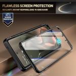 Poetic Revolution Case for Motorola Moto Edge 2025 [Not for 2024 Version], [Slide Camera Cover], Full-Body Military Grade Rugged Shockproof Cover with Kickstand and Built-in-Screen Protector, Black