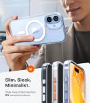 TORRAS Magnetic Shockproof for iPhone 17 case with Camera Control, [12FT Military Grade Drop Protection][Fit for MagSafe], Transparent Anti-Fingerprint & Soft Touch Case for iPhone 17, Crystal Clear