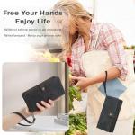 TwoHead for Samsung Galaxy S24 Ultra Wallet Case with Card Holder, Detachable Magnetic Phone Case for S24 Ultra,PU Leather All-Round Protective Phone Case Wallet with Wrist Strap,Black