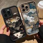 Landscape pavilions towers Phone Case for Google Pixel 9 8 8A 7 7A Pro XL 5G Soft TPU Soft Shockproof Capa Cover Funda