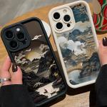 Landscape pavilions towers Phone Case for Google Pixel 9 8 8A 7 7A Pro XL 5G Soft TPU Soft Shockproof Capa Cover Funda