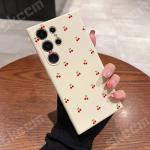 Cute Cartoon Cherry Phone Case For Samsung Galaxy A15 A35 A54 A55 A51 A50 A71 A72 A73 S24 S25 Ultra S23 Plus S22 S20 Soft Cover