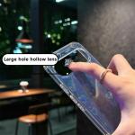 Gradient Laser Love Heart Pattern Clear Phone Case For Google Pixel 9 9Pro XL 9A 8 8Pro 8A Glitter Transparent Shockproof Cover