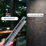 Gradient Laser Love Heart Pattern Clear Phone Case For Google Pixel 9 9Pro XL 9A 8 8Pro 8A Glitter Transparent Shockproof Cover