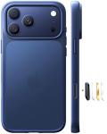 TORRAS Shockproof for iPhone 17 Pro Max Case with Camera Control Button, [12FT Military Grade Drop Protection] Enhanced Grip & Soft Touch Translucent Slim 17 Pro Max Case [3 colors Buttons], Deep Blue