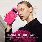 BENTOBEN Magnetic for Google Pixel 10 Pro Case Cute, Curly Wavy Pixel 10Pro Case [Compatible with MagSafe] Anti-Slip Bumper Matte Slim Women Girls Boys Phone Cover for Google 10Pro 6.3", Hot Pink