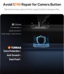 TORRAS Shockproof for iPhone 17 Pro Max Case with Camera Control Button, [12FT Military Grade Drop Protection] Enhanced Grip & Soft Touch Translucent Slim 17 Pro Max Case [3 colors Buttons], Deep Blue