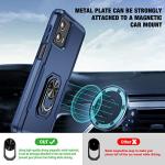 for Moto G 5G 2024 Case [Not Fit Power/Stylus] [15 FT Military Grade Drop Protection], Moto G Play 5G 2024 Case with 2X Tempered Glass Screen Protector, Phone Case for Moto G 5G 2024 (Dark Blue)