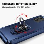 for Moto G 5G 2024 Case [Not Fit Power/Stylus] [15 FT Military Grade Drop Protection], Moto G Play 5G 2024 Case with 2X Tempered Glass Screen Protector, Phone Case for Moto G 5G 2024 (Dark Blue)