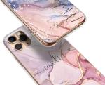 Personalised initials Name Marble Custom Clear Case For iPhone 13 XR X XS Max 11 14 12 Pro Max mini SE 6S 7 8 Plus Cover