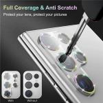 Bling Glitter Diamond Camera Lens Protector Case for Samsung Galaxy S22 S24 Ultra S23 Plus S24Ultra S24Plus Glass Full Cover