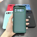 For Google Pixel 10 9 9a 8 8Pro 8a 7 7Pro 7a Case Liquid Silicone Cover for Pixel 9ProXL 6 6Pro 6a 5 5a Shockproof Plain Cover