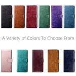 SUANPOT Compatible with Samsung Galaxy A16 5G Wallet case with RFID Blocking Credit Card Holder,Flip Book PU Leather Protective Cover Women Men for Samsung A16 Phone case Light Brown