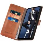 SUANPOT Compatible with Samsung Galaxy A16 5G Wallet case with RFID Blocking Credit Card Holder,Flip Book PU Leather Protective Cover Women Men for Samsung A16 Phone case Light Brown