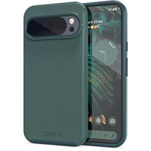 Crave Dual Guard for Google Pixel 10 Pro XL Case, Shockproof Protection Dual Layer Case for Google Pixel 10 Pro XL - Forest Green