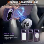 BENTOBEN for Magnetic Google Pixel 10 Pro Case, Phone Case for Google Pixel 10 Pro [Compatible with Magsafe] Translucent Matte Slim Shockproof Drop Protective Girl Women Men Boy Cute Cover,Deep Purple