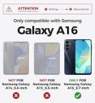 Dexnor for Samsung Galaxy A16-5G Phone Case, [2 Front Frame] [Built-in Magnetic Slide Camera Cover & Kickstand] Heavy Duty Protection Shockproof Case with Screen Protector, 6.7 inch Peony Pink