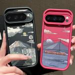 Landscape Pattern Solid Color TPU Case For Google Pixel 8 7 Pro 8A Pixel 9 Pro XL Shockproof Soft Silicone Cover Protector Cases